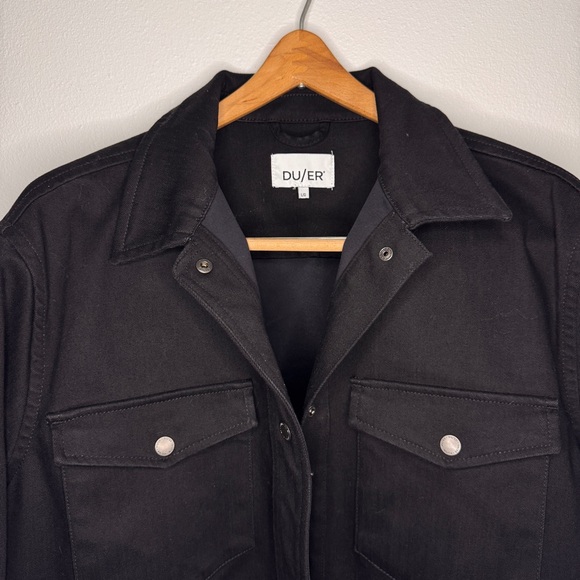 DUEr Black Women's Shacket - Picture 5 of 6